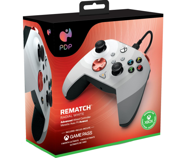 PDP XS Pad przewodowy Rematch Radial White - 1081420 - zdjęcie 8